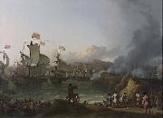 Ludolf Bakhuizen Battle of Vigo Bay Sweden oil painting artist